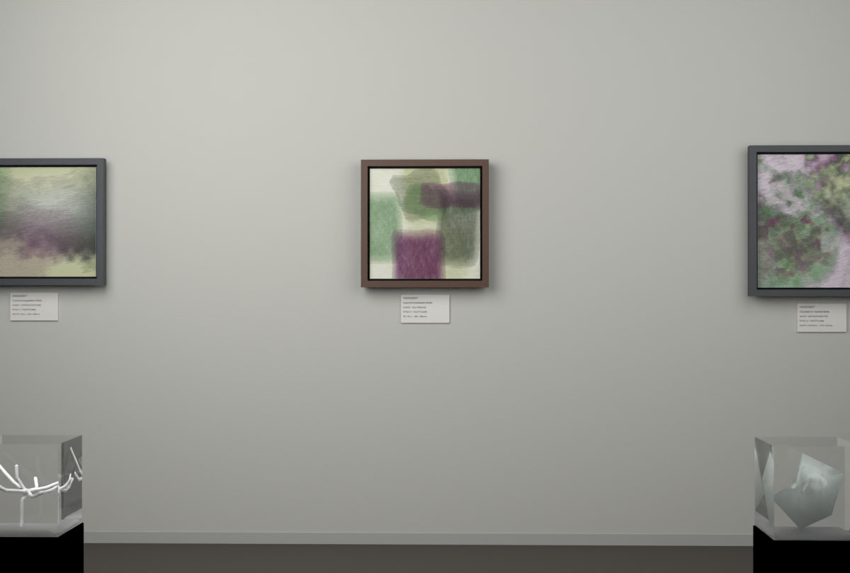 Tall Passages · gallery context room view