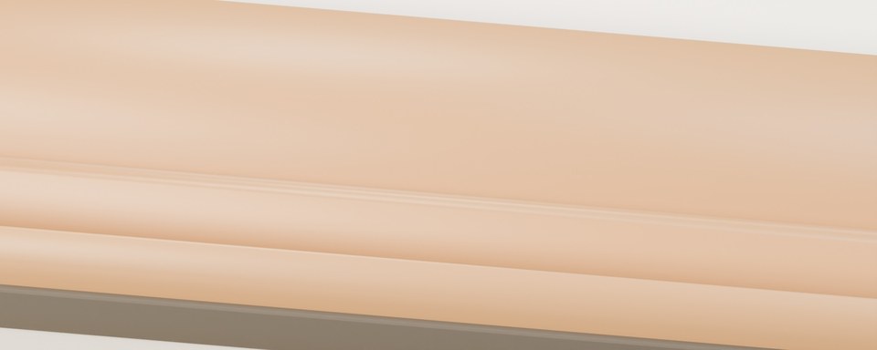 Architectural Reverse Step 44 rail and miter detail