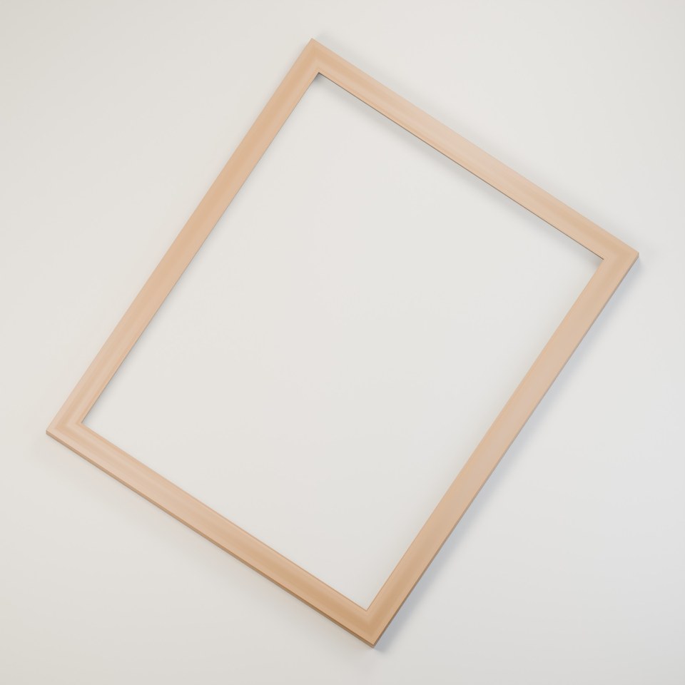 Beveled Gallery 30 in Natural Oak