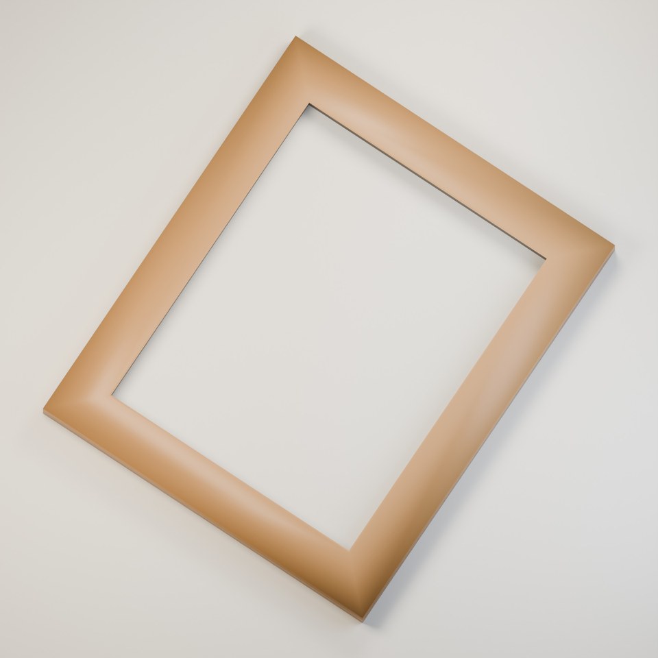 Flat Gallery Statement 70 in Natural Oak
