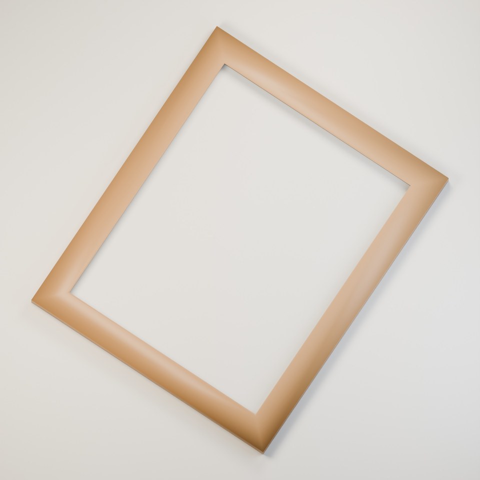 Flat Gallery Wide 50 in Natural Oak