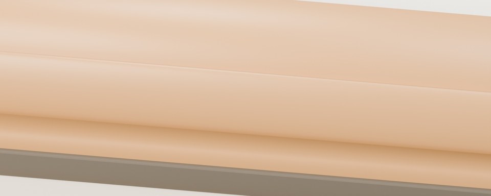 Gallery Torus 35 rail and miter detail