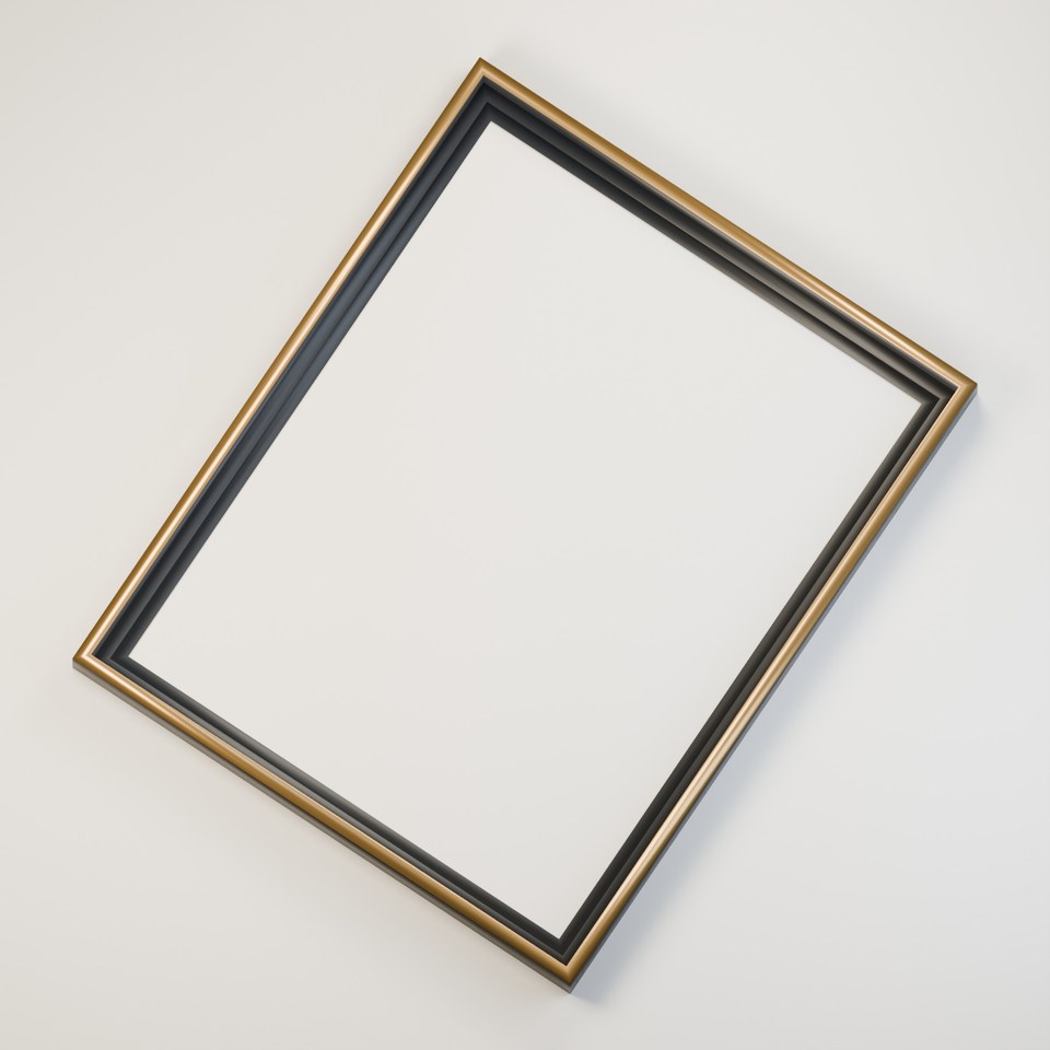 Real Float Standard 30 in Black / Gold Leaf