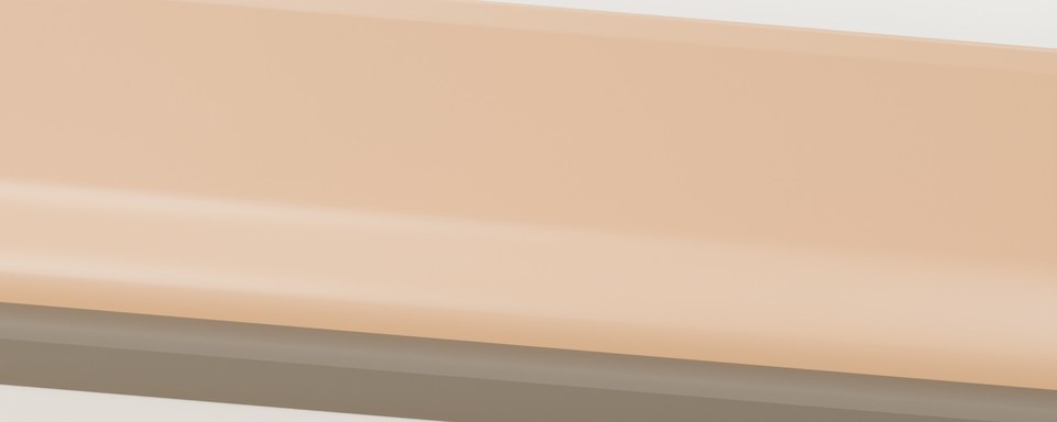 Reverse Bevel 36 rail and miter detail