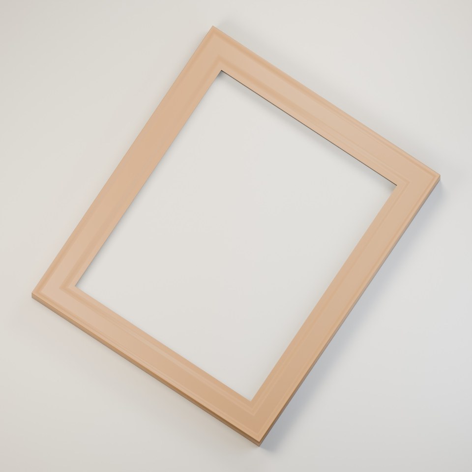 Shadowbox Gallery 60 in Natural Oak